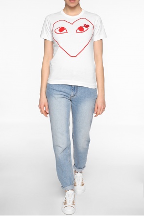 Printed t-shirt with patch, zdjęcie 2 Printed t-shirt with patch od Comme des Garcons Play